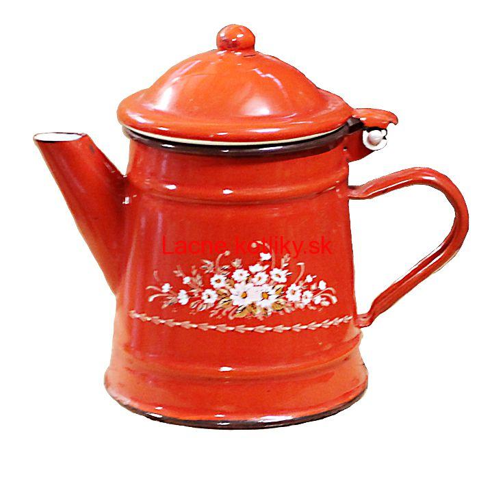 Smaltovaná kanvica 0,5 L DEKO