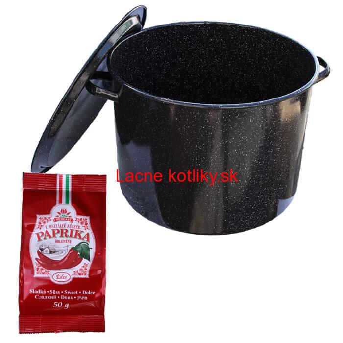 Smaltovaný hrniec 40 L + Paprika 50 g