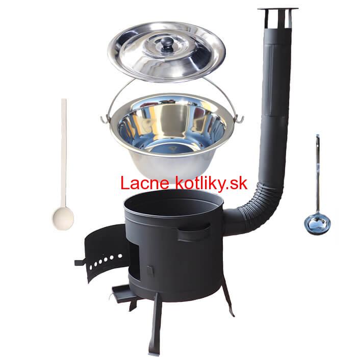 Nerezový kotlík 30 L (1,2 mm) + nízka kotlina 45 PLUS 600