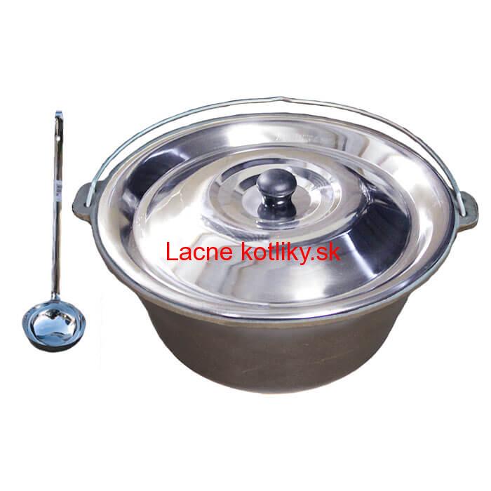 Liatinový kotlík 10,8 L + antikorová pokrievka