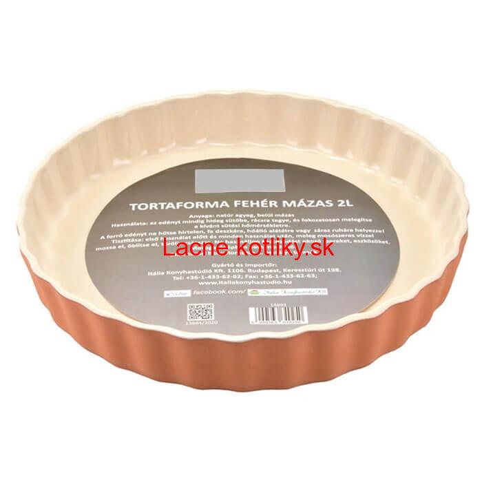 Hlinená forma na tortu s glazúrou 30 cm