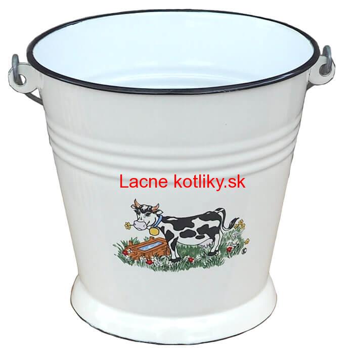 Smaltované vedro 5 L DECOR