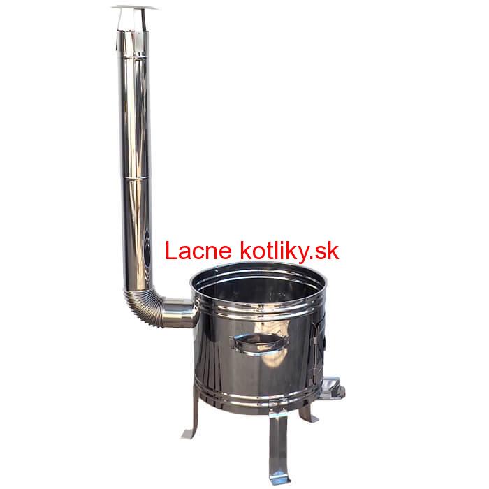 Nerezová kotlina s antikorovou úpravou 36 cm INOX