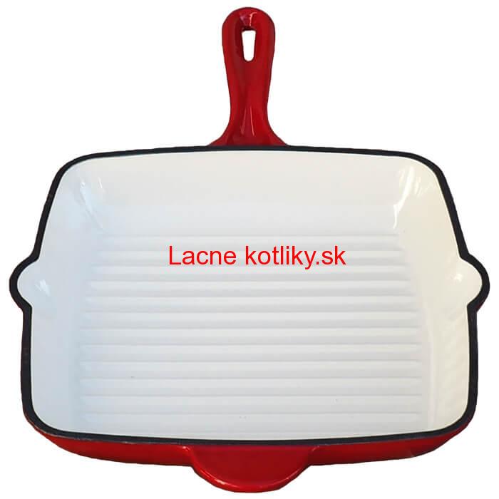 Liatinová panvica na grilovanie so smaltovaným povrchom 26 cm Strong Mold