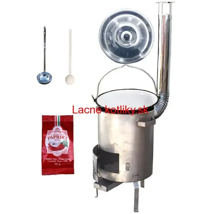 Smaltovaný kotlík 25 L (1,2 mm) + nerezová kotlina (1,5 mm) 42 cm STRONG EXCLUSIVE