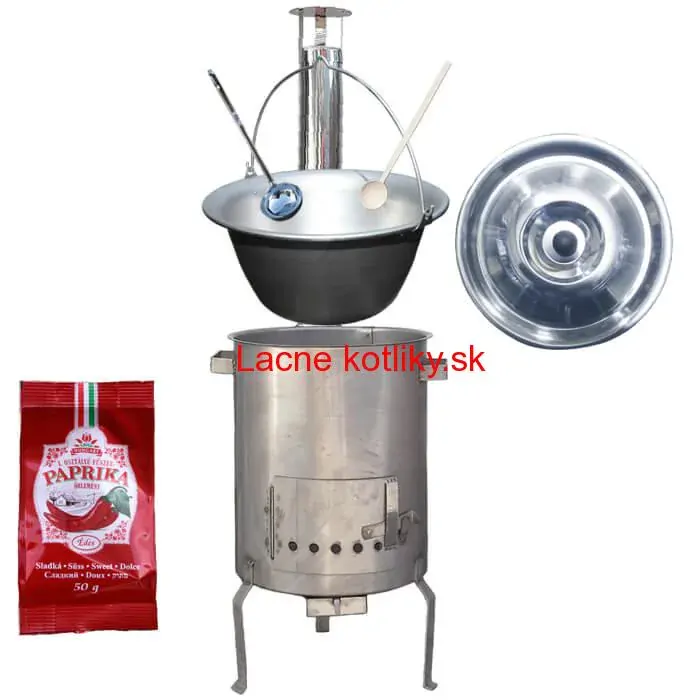 Nerezový kotlík 30 L (1,5 mm) + nerezová kotlina (1,5 mm) 45 cm STRONG EXCLUSIVE