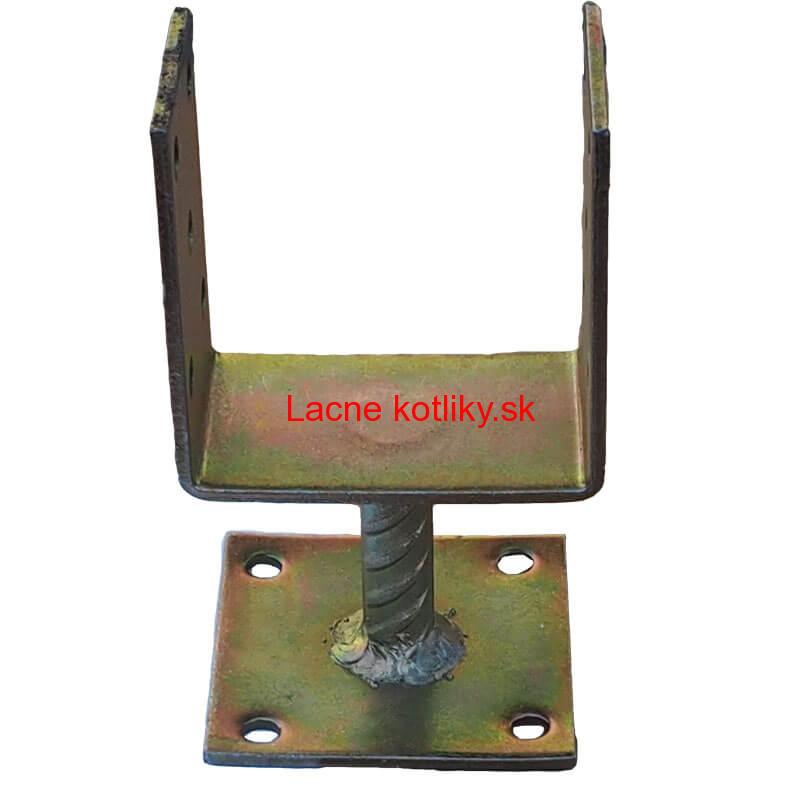 Pätka na platni, kotviaca, pozinkovaná 9 cm