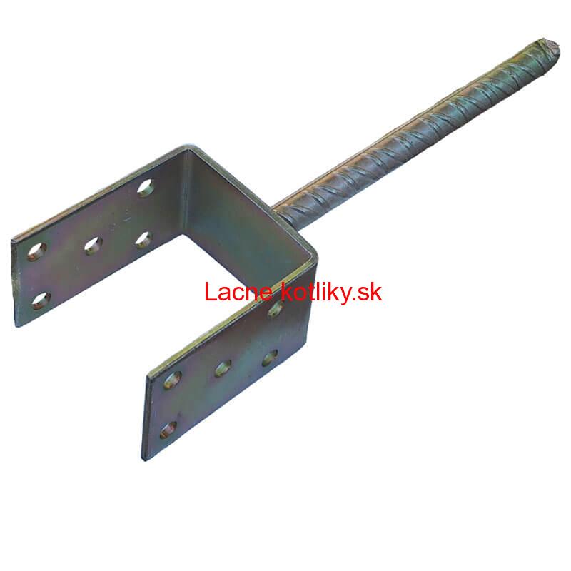 Pätka zápustná, kotviaca, pozinkovaná 8 cm