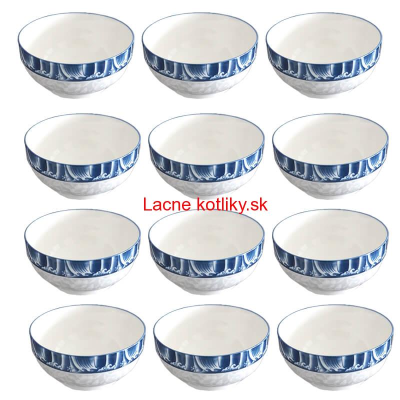 Keramické misky na servírovanie gulášu 15 cm 12 ks