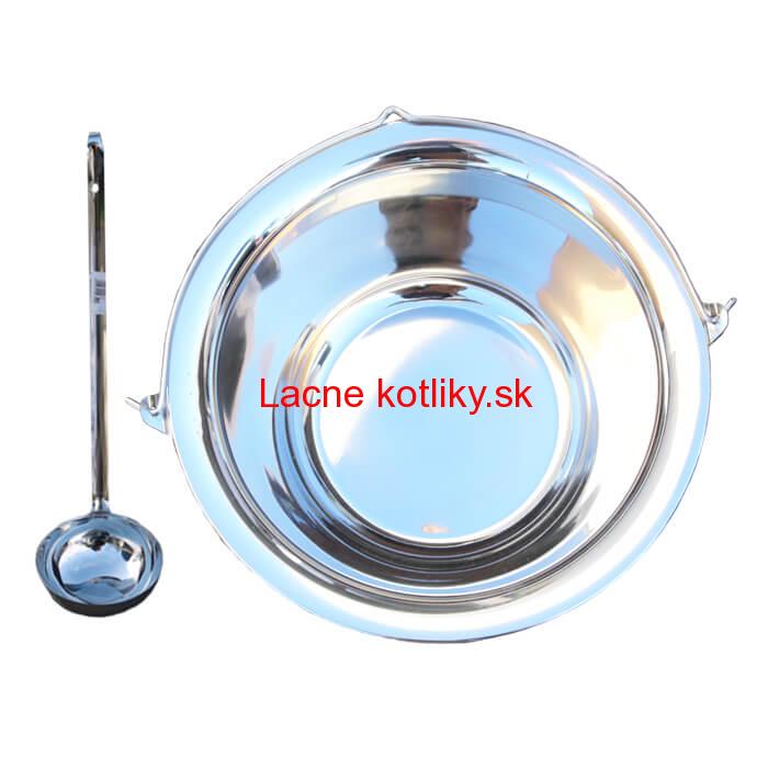 Antikorový kotlík 22 L + antikórová naberačka