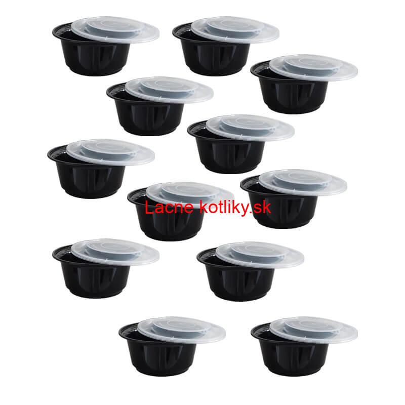 Smaltovaný kotlík 16 L + nerezová kotlina 39 INOX + misky 12 ks