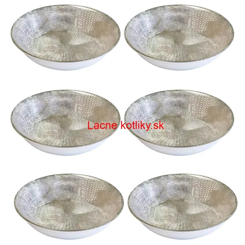 Súprava keramických tanierov 18 ks GREY