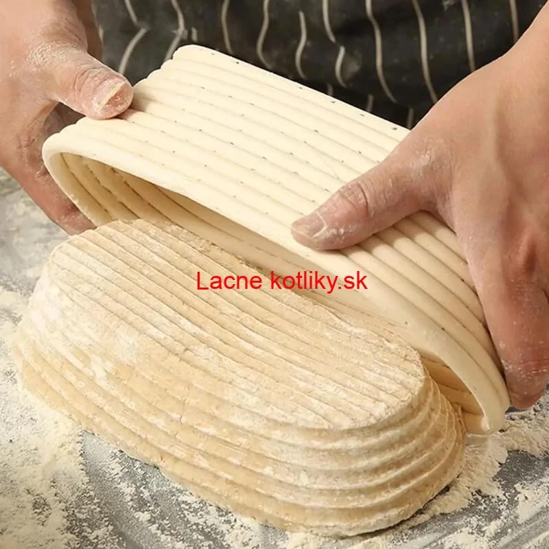 Ratanová miska na kysnutie chleba – oválna