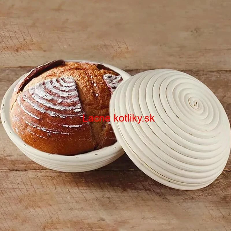 Ratanová miska na kysnutie chleba – okrúhla