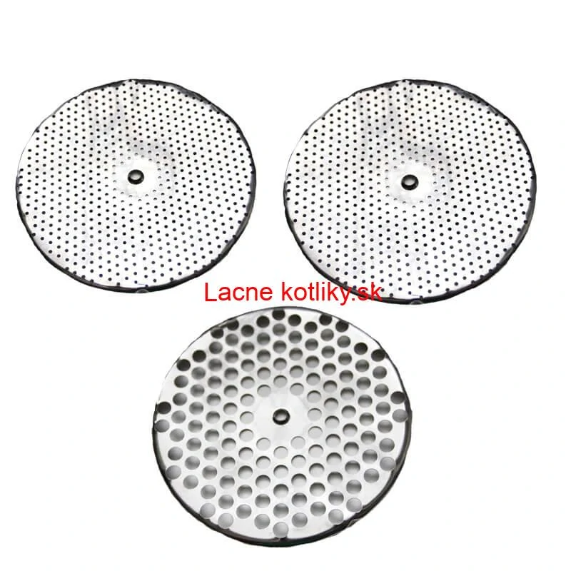 Pasírovač ORIGINAL z nehrdzavejúcej ocele – 3 výmenné sitá