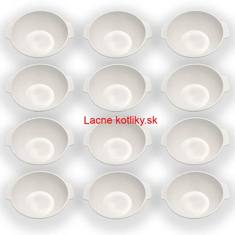 Sada 12 ks: Plastová miska na fajnový kotlíkový guláš a polievky – 500 ml