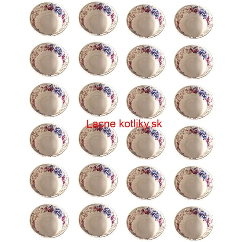 Plastová miska s kvetinovým vzorom (750 ml) – teraz v sade 24 kusov!