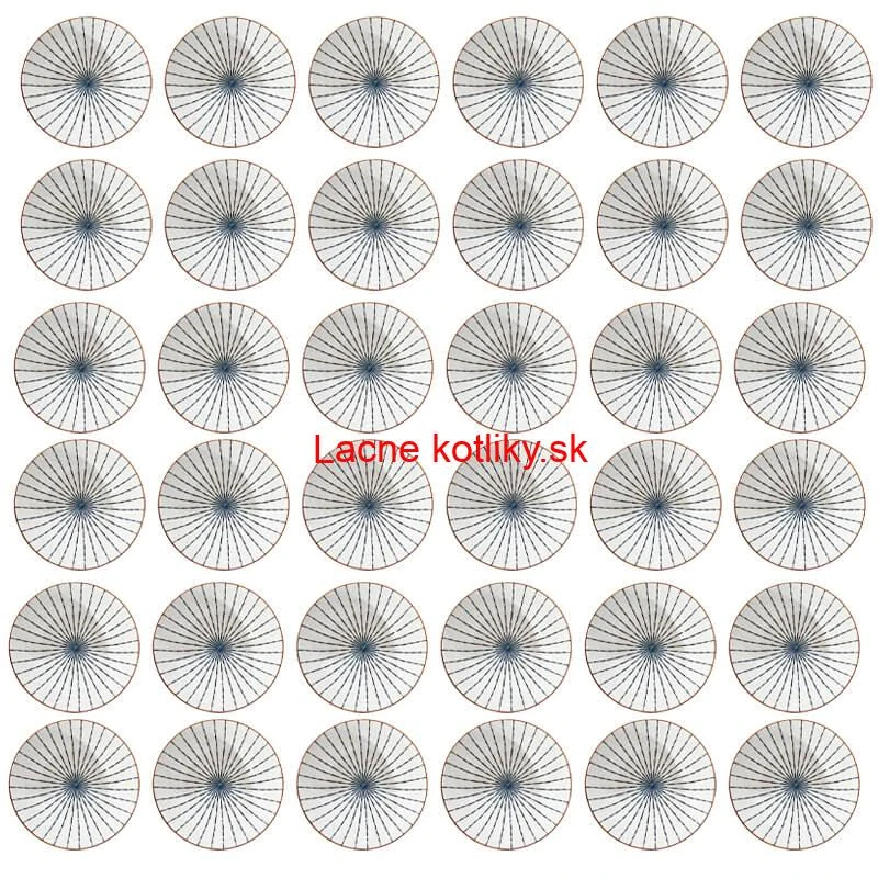 Sada 24 ks veľkých keramických misiek na guláš a polievky, 1 liter