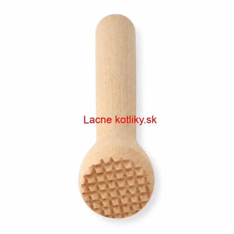 Drevený drvič na cesnak a bylinky 22 cm