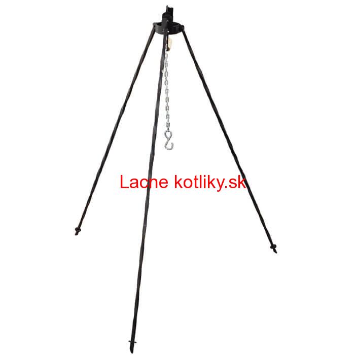 Stojan na kotlík s poistnou kladkou 1,25 m