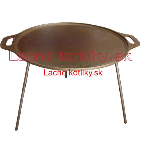 Liatinová grilovacia panvica s nožičkami 51 cm