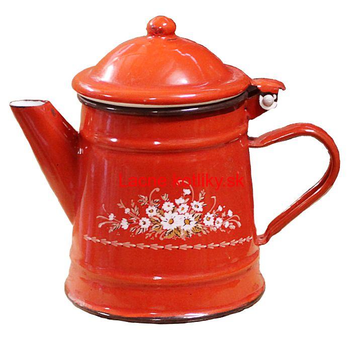 Smaltovaná kanvica 1 L DEKO