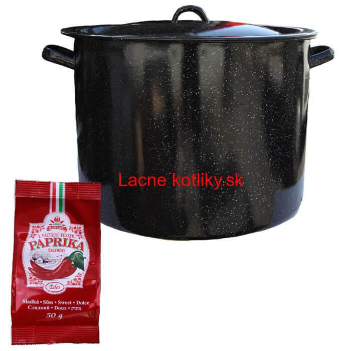 Smaltovaný hrniec 40 L + Paprika 50 g