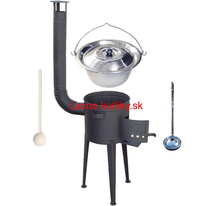 Nerezový kotlík 30 L (1,2 mm) + vys. kotlina 45 cm PLUS 600