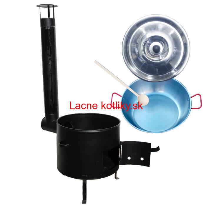 Panvica PAELLA (WOK) 36 cm + kovová kotlina 36 cm GARCIMA