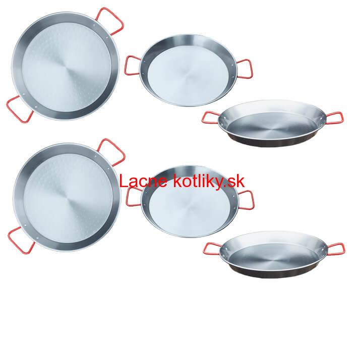 Paella Tapas catering 20 cm – 6 ks ocelových panvic