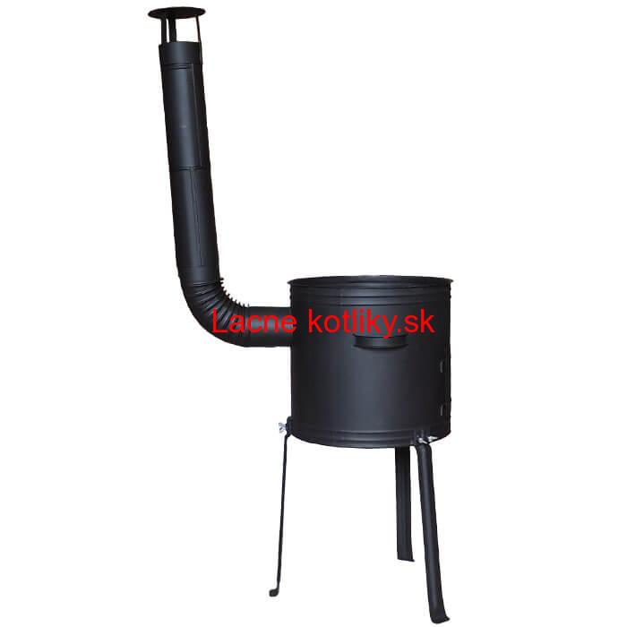 Kotlina 42 cm, vysoká + žiaruvzdorná farba Plus 700