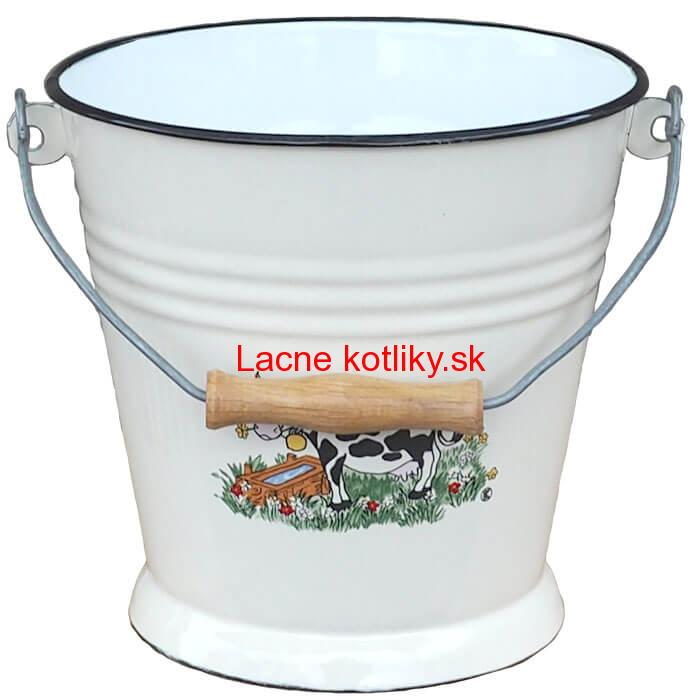 Smaltované vedro 5 L DECOR