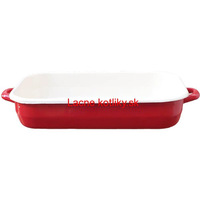 Smaltovaný pekáč 40 x 21,5 cm ČERVENÝ