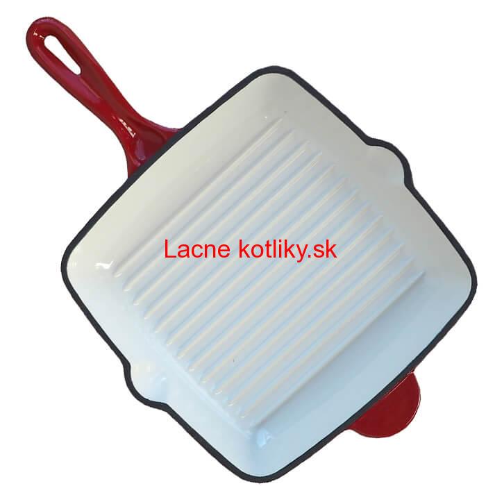 Liatinová panvica na grilovanie so smaltovaným povrchom 26 cm Strong Mold