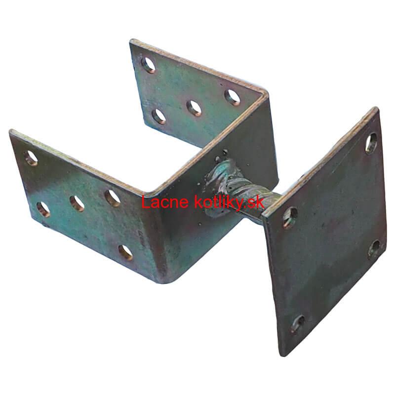 Pätka na platni, kotviaca, pozinkovaná 9 cm