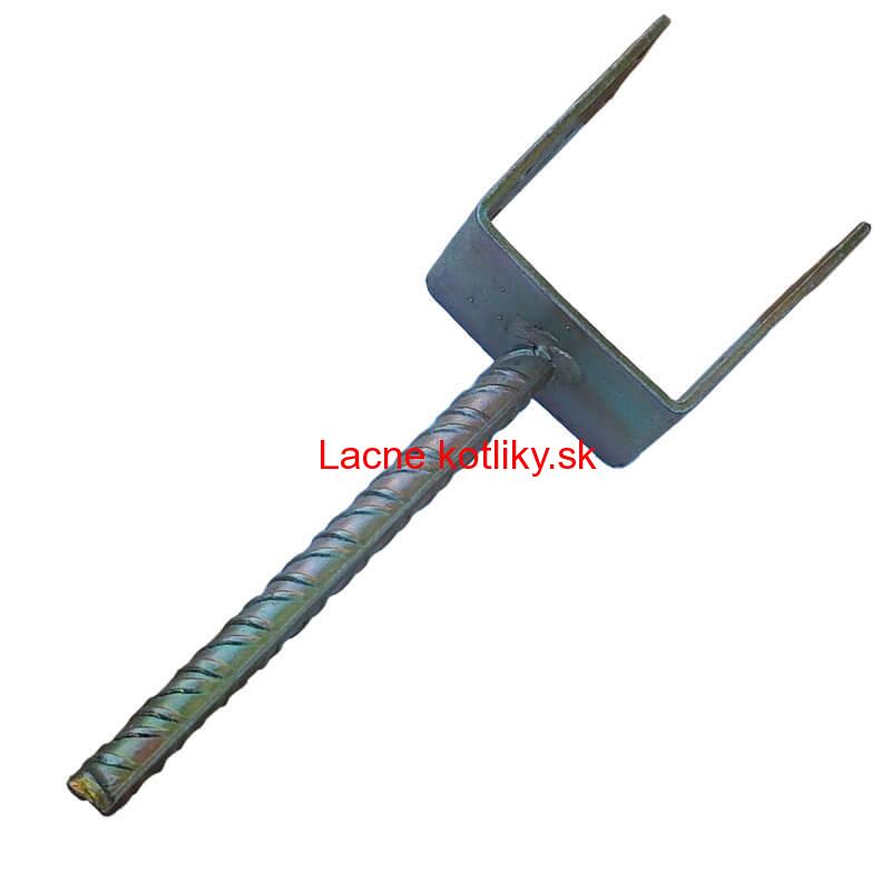 Pätka zápustná, kotviaca, pozinkovaná 8 cm