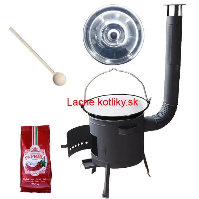 Smaltovaný kotlík 25 L (1,2 mm) + hrubostenná (1,5 mm) žiaruvzdorná kotlina BALKY STRONG 42 PLUS 600