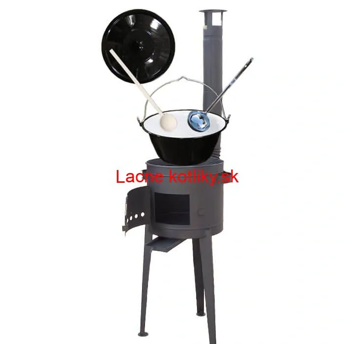 Smaltovaný kotlík 25 L (1,2 mm) + vysoká kotlina (1,5 mm) HODO 42 PLUS 600