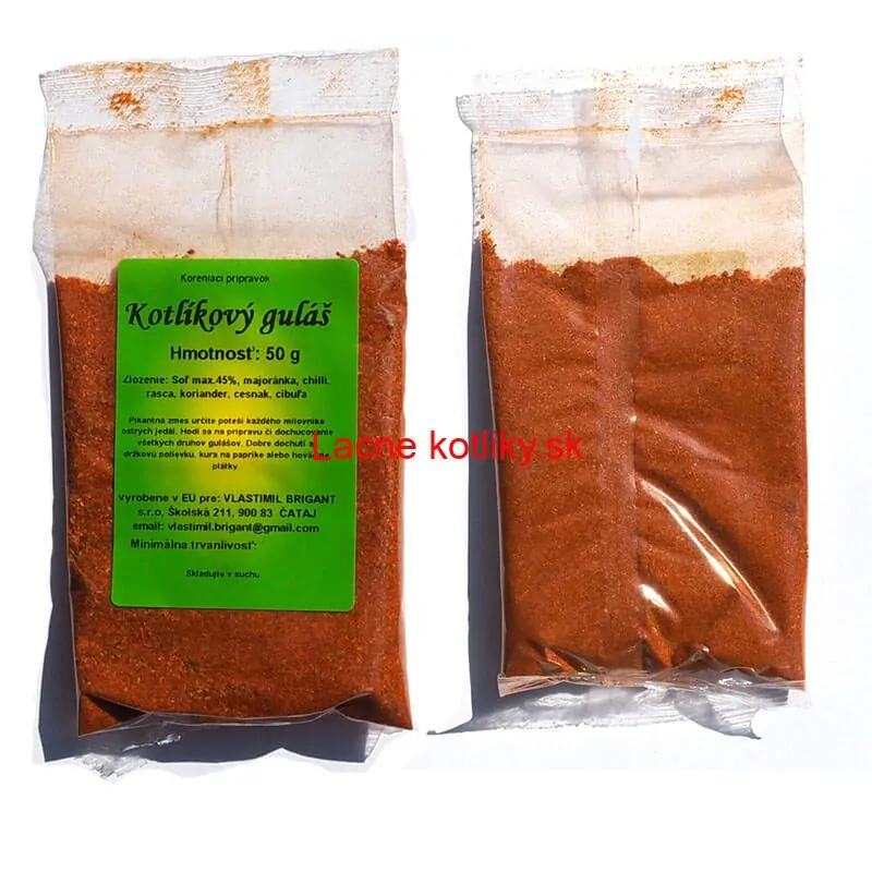 Smaltovaný hrniec s pokrievkou 4 L červený + pikantná zmes korenia 50 g Kotlíkový guláš