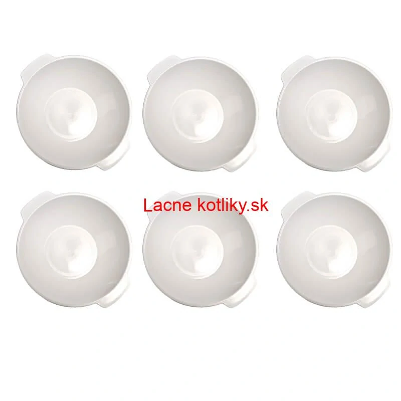 Sada 6 ks: Plastová miska na fajnový kotlíkový guláš a polievky – 750 ml