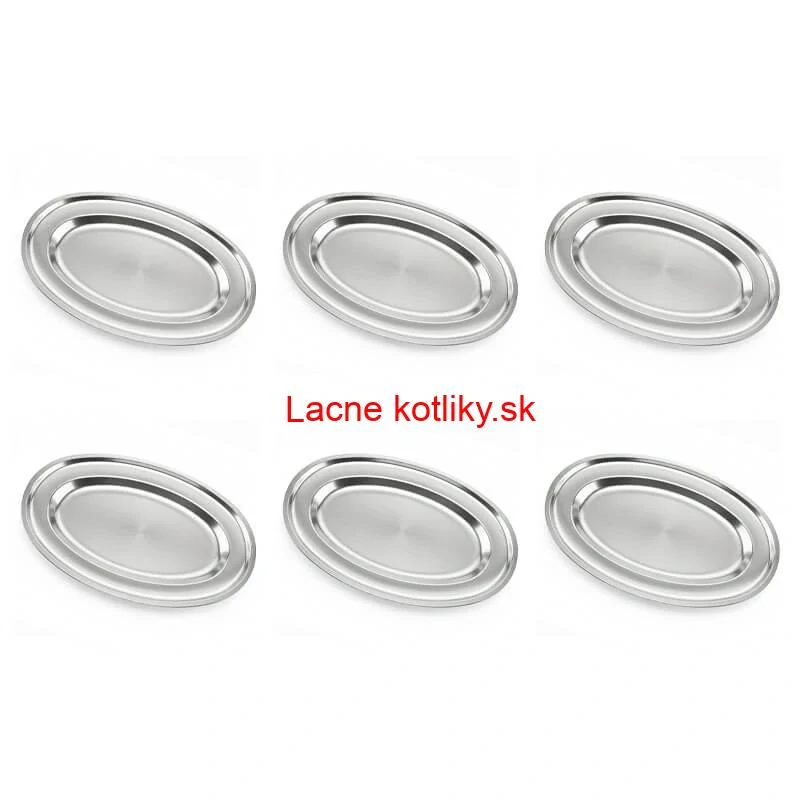 Nerezové podnosy pre catering – set 6 ks (40,5cm) - Servíruj s istotou a štýlom
