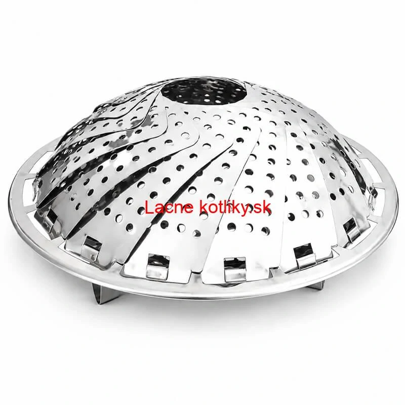 Skladací nerezový parák 16–28 cm na knedle a zeleninu