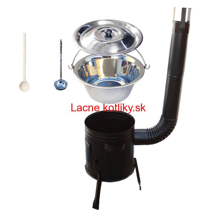 Antikorový kotlík 22 L (0,8 mm) + kovová kotlina 42 CLASSIC (KOV)