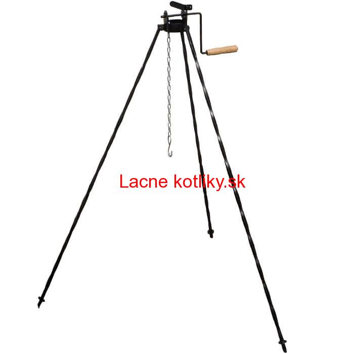 Stojan na kotlík s poistnou kladkou 1,25 m