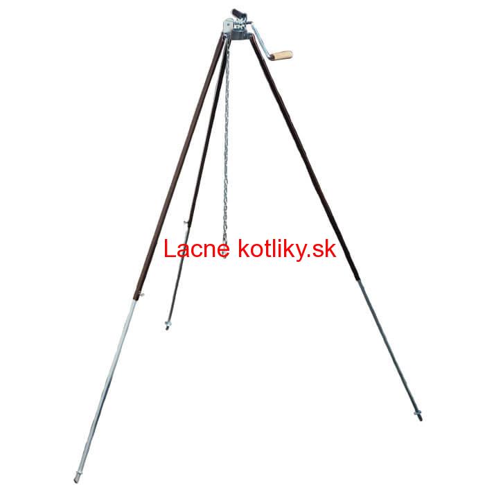 Teleskopická trojnožka s poistnou kladkou