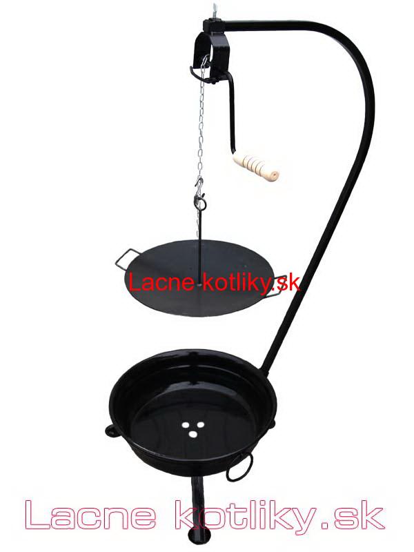 Železná grilovacia panvica 44 cm